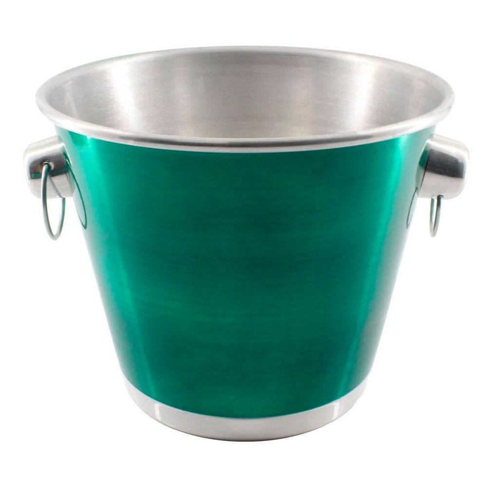 Kit 2 Baldes De Gelo Para Cerveja Em Alumínio 9 Litros