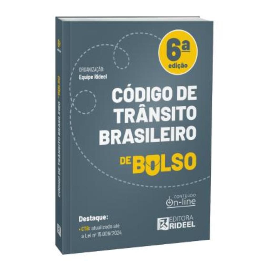 Código de Trânsito Brasileiro - CTB de bolso - 2025 Rideel