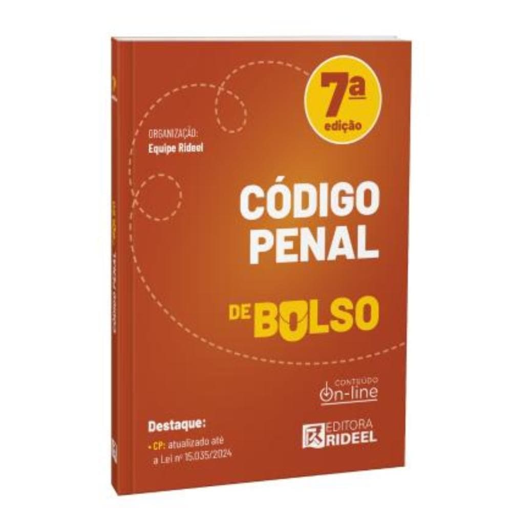 Código Penal - CP de bolso - 2025 Rideel