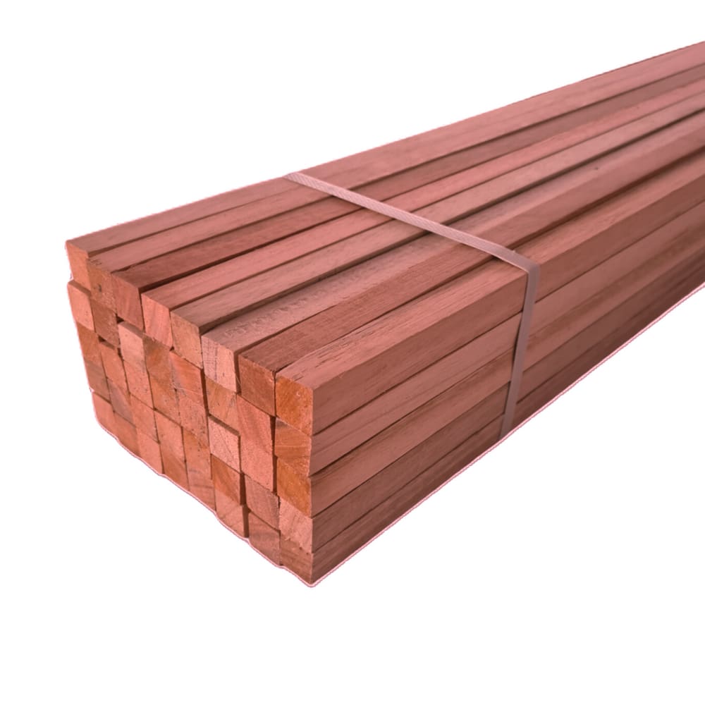 10 Ripas Sarrafos Eucalipto 2x2x30cm Aplainado Artesanato
