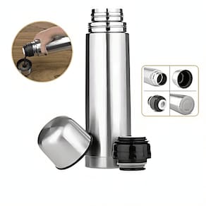 Garrafa Termica 950ml Inox Cafe Cha Água Chimarrao Fast Click Leite Terere Cuiaca Chima Termo Cantil