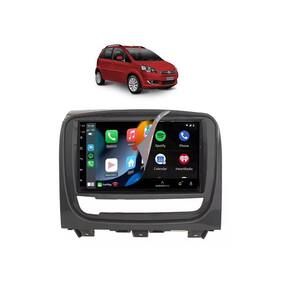 Kit Multimídia Idea 2013 / 2015 Mold Preta Android 7 Pol GPS Carplay - 701K FirstOption