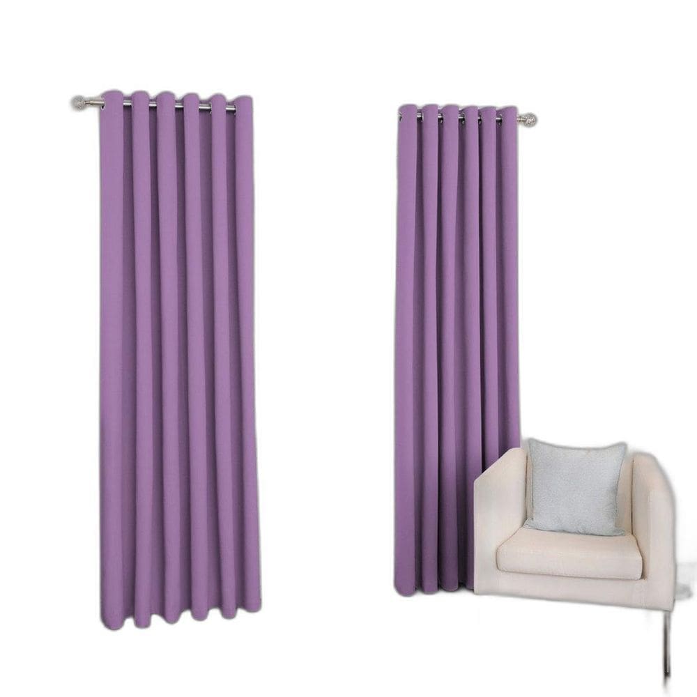 Cortina Oxford Lilás 300X270 Sala/Quarto Fabritex