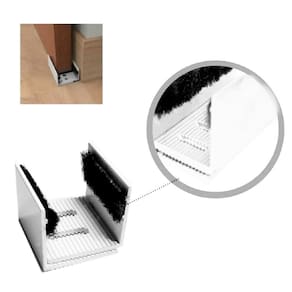 05 Guia U Externo Ajustável Para Porta De Correr - Branco