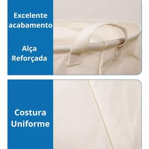Cesto Multiuso Organizador De Brinquedos Flamingo 40X50
