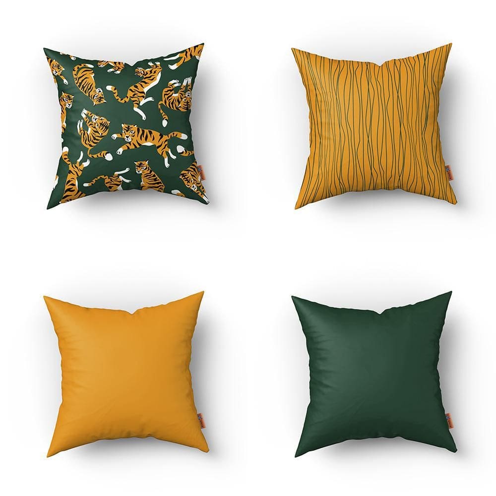 Kit Almofadas Decorativas Estampadas 40x40cm Modelo 028