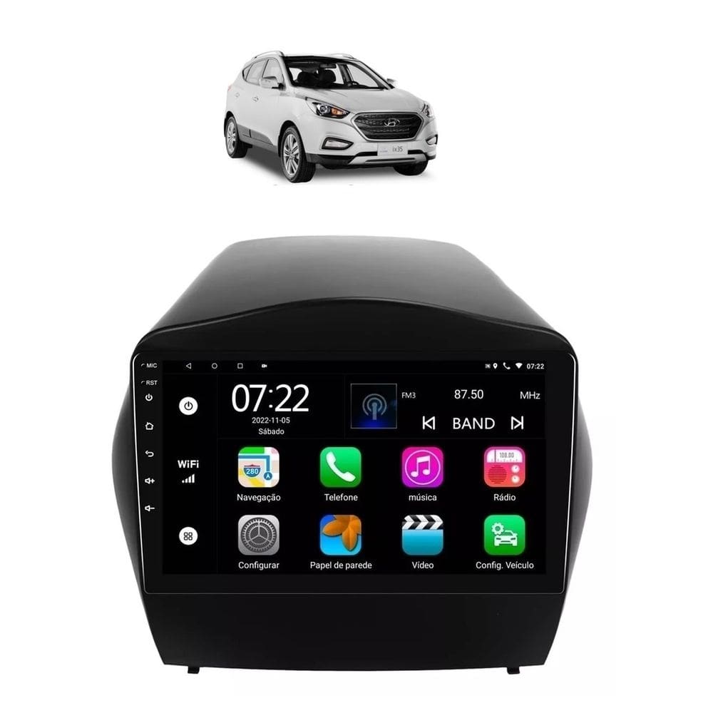 Kit Multimídia IX35 9 Pol Android Carplay 2/64GB - ADAK 2964-G2
