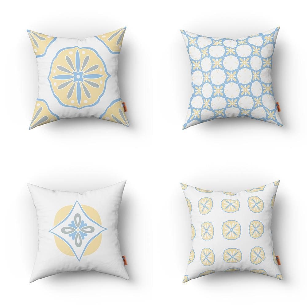 Kit Capas De Almofadas Decorativas Estampadas - 35 X 35 Cm