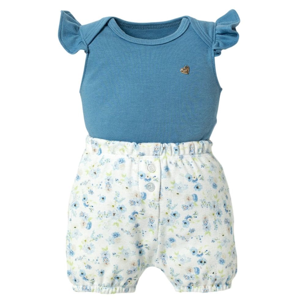 Conjunto Body Bebê Menina Regata e Short Serena  - Hug