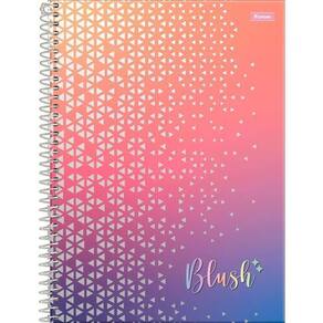Caderno Espiral Capa Dura Colegial 1 Matéria Blush 80 Folhas Foroni 1485