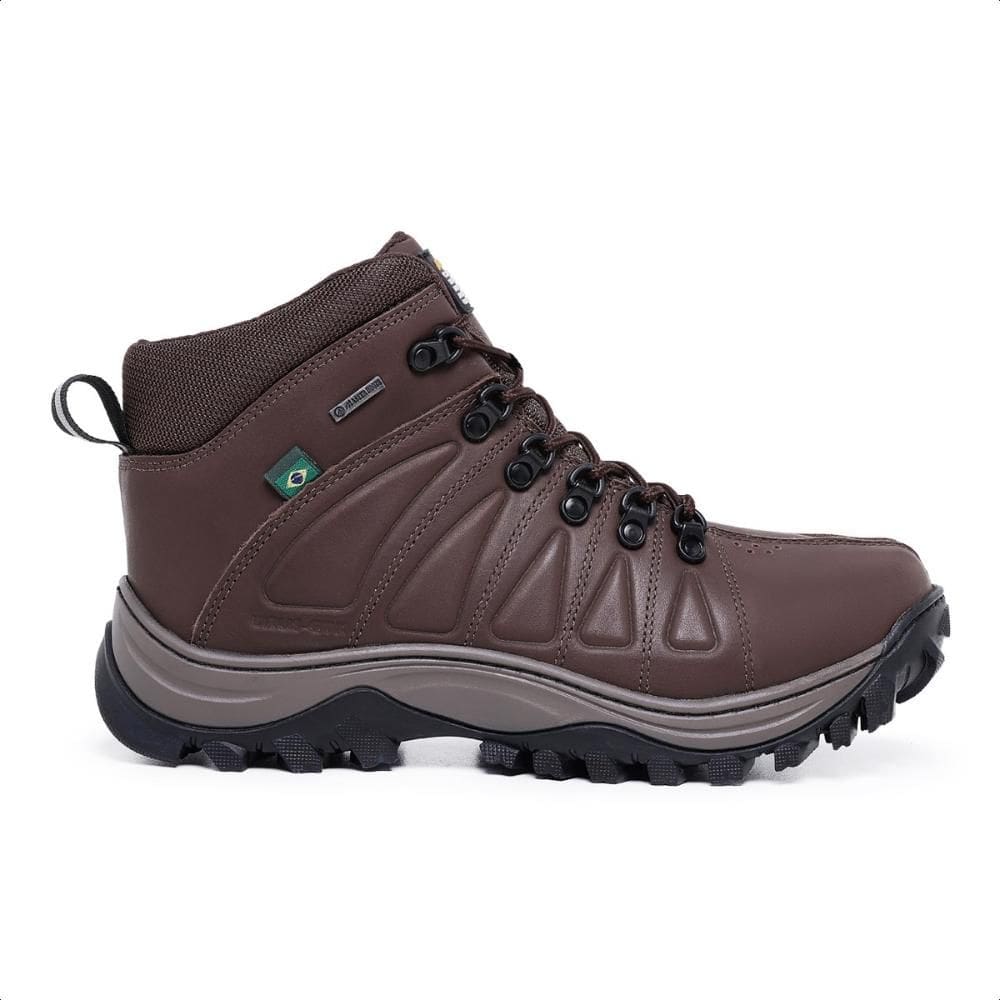 Bota Urus Couro Masculina Trabalho Bico de Pvc Resistente