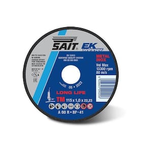 Disco De Corte Inox 115 X 1,0 X 22,2Mm A60R - Sait