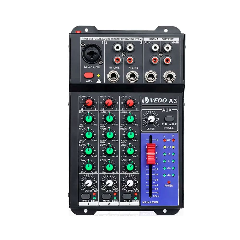 Mesa Automotiva Vedo A3 - 3 Canais - 12 Volts - MS0100