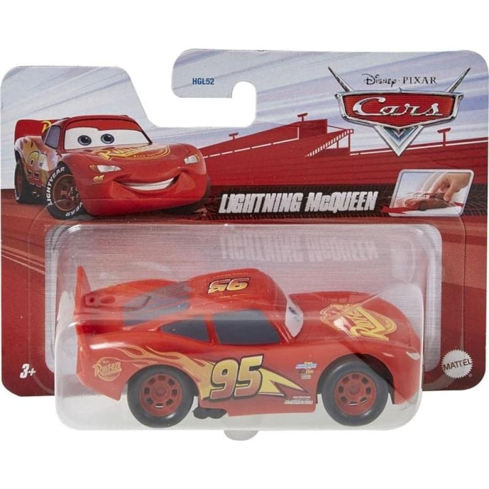 Carrinho Disney Cars Puxa e Vai Lightning Mcqueen Mattel