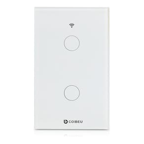 Interruptor Wi-Fi Inteligente Touch Rf333 2 Botões
