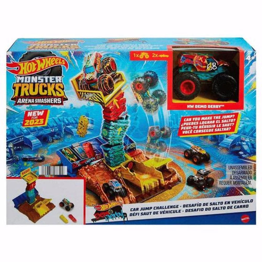 Pista Hot Wheels Monster Truck - Desafio Do Salto De Carro MATTEL
