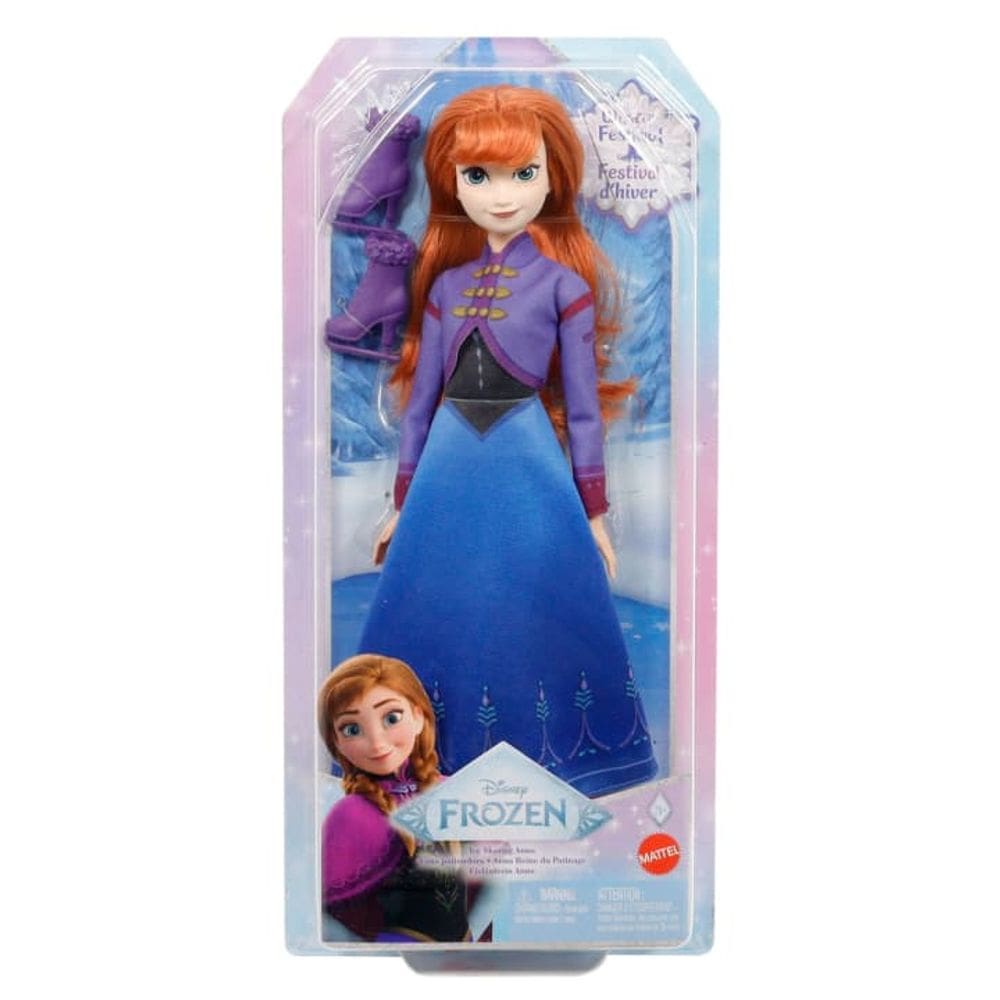 Boneca Disney Frozen - Anna Patinacao No Gelo MATTEL