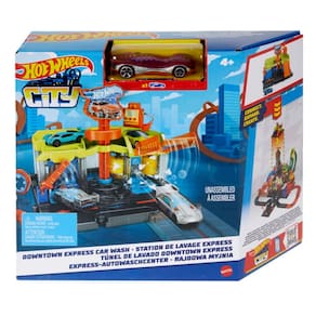 Pista Hot Wheels - Lava Rapido Expres no Centro da Cidade MATTEL