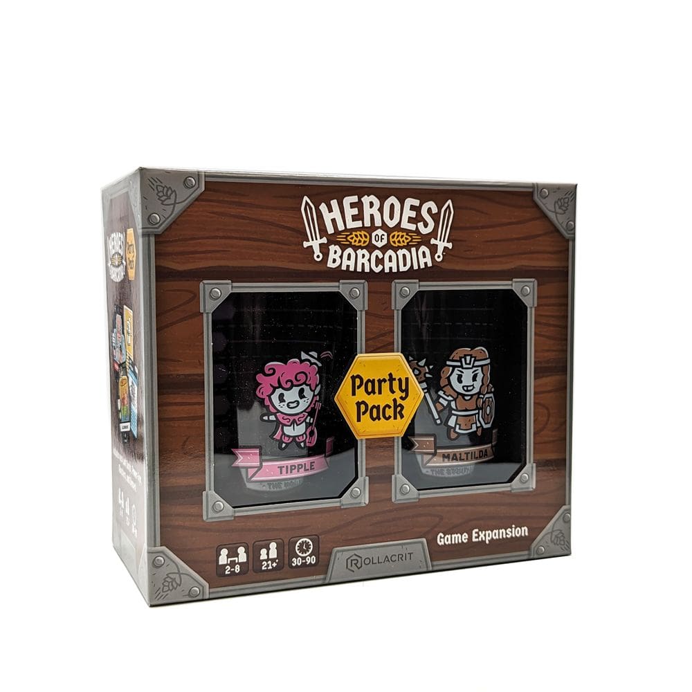 Jogo de tabuleiro RPG de expansão Party Pack HEROES OF BARCADIA