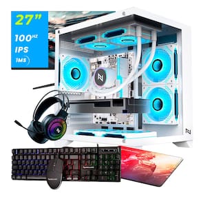 Pc Gamer Completo Ryzen 5 5600GT, 16GB 3200Mhz, (Radeon Vega 7 Integrado), A520M DX, SSD 480GB M.2, 500W 80 Plus, Monitor 27 100Hz, Neologic- NLI89117