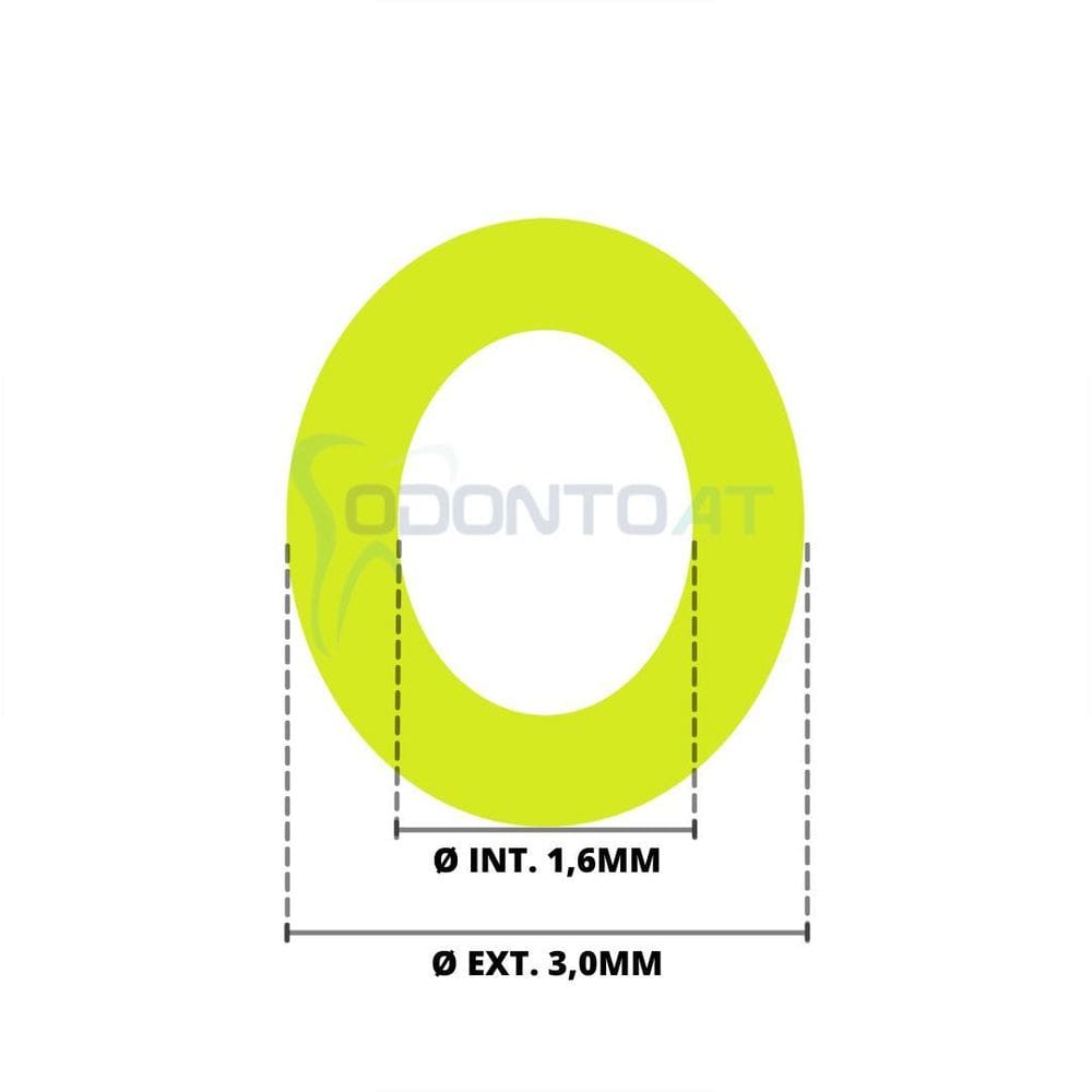 Mangueira Odontológica Espaguete Pu Amarela 1,6 Mm - 50 Mts