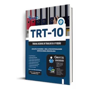 Apostila Trt-10 2025 Analista Judiciário Área: Apoio