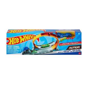 Pista de Acrobacias - Hot Wheels Action Azul MATTEL