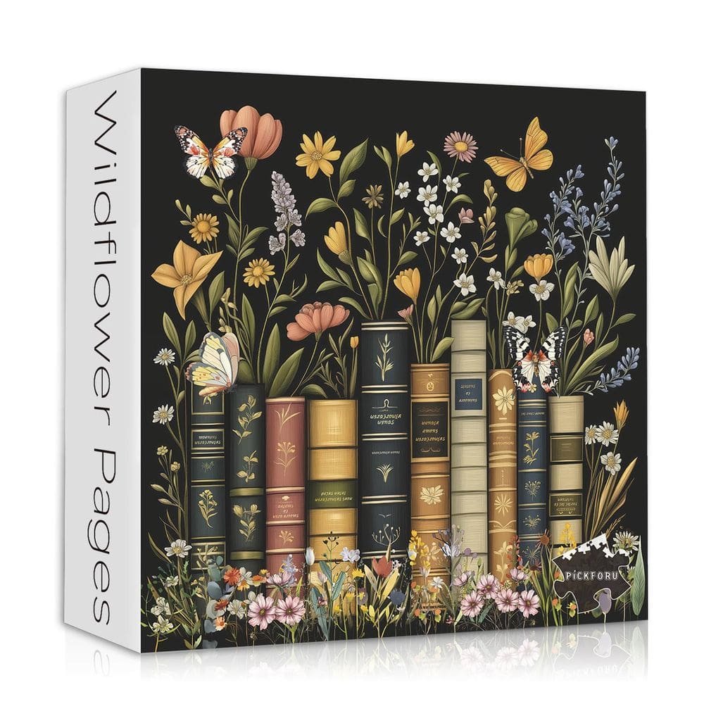 Quebra-cabeça PICKFORU Wildflower Pages 1000 peças para adulto