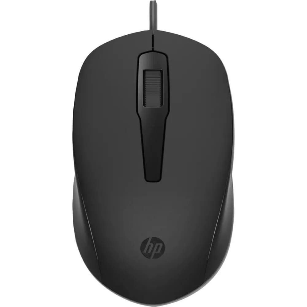 Mouse USB H P 150 Ergonômico 1600 DPI, Plug and Play, Preto - 240J6AA