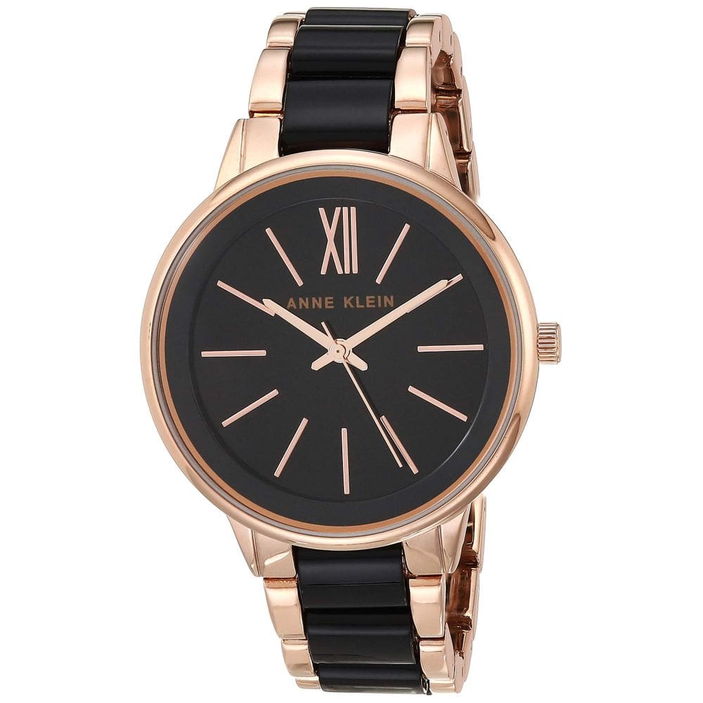 Relógio: pulseira feminina de resina Anne Klein, 30 m, resistente à água