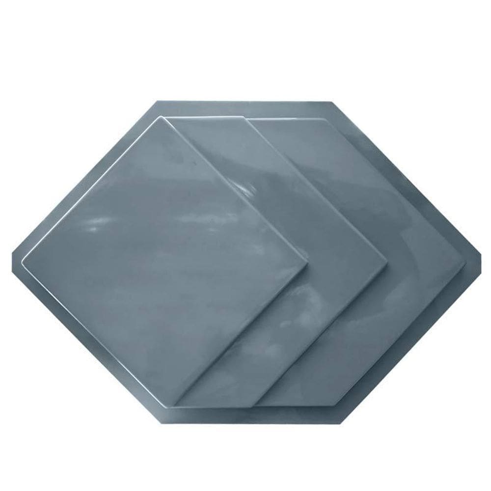 Molde Forma De Gesso Cimento Plástico Abs Patente 50 X 32