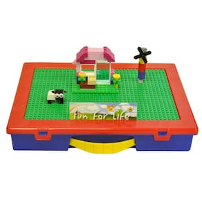 Estojo de armazenamento Fun For Life Organizer com placa de construção Lego