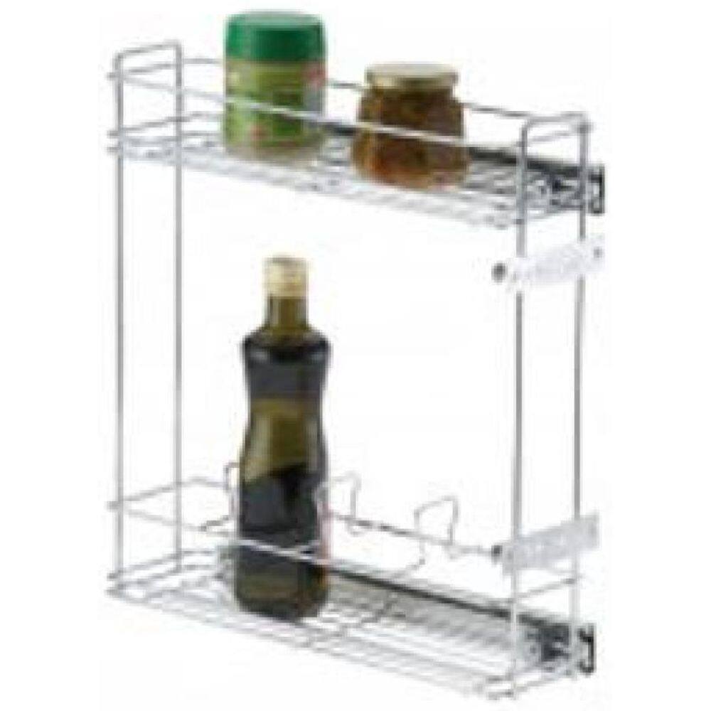 Porta Garrafas/Latas Organizador Embutido Com Trilho Schmitt