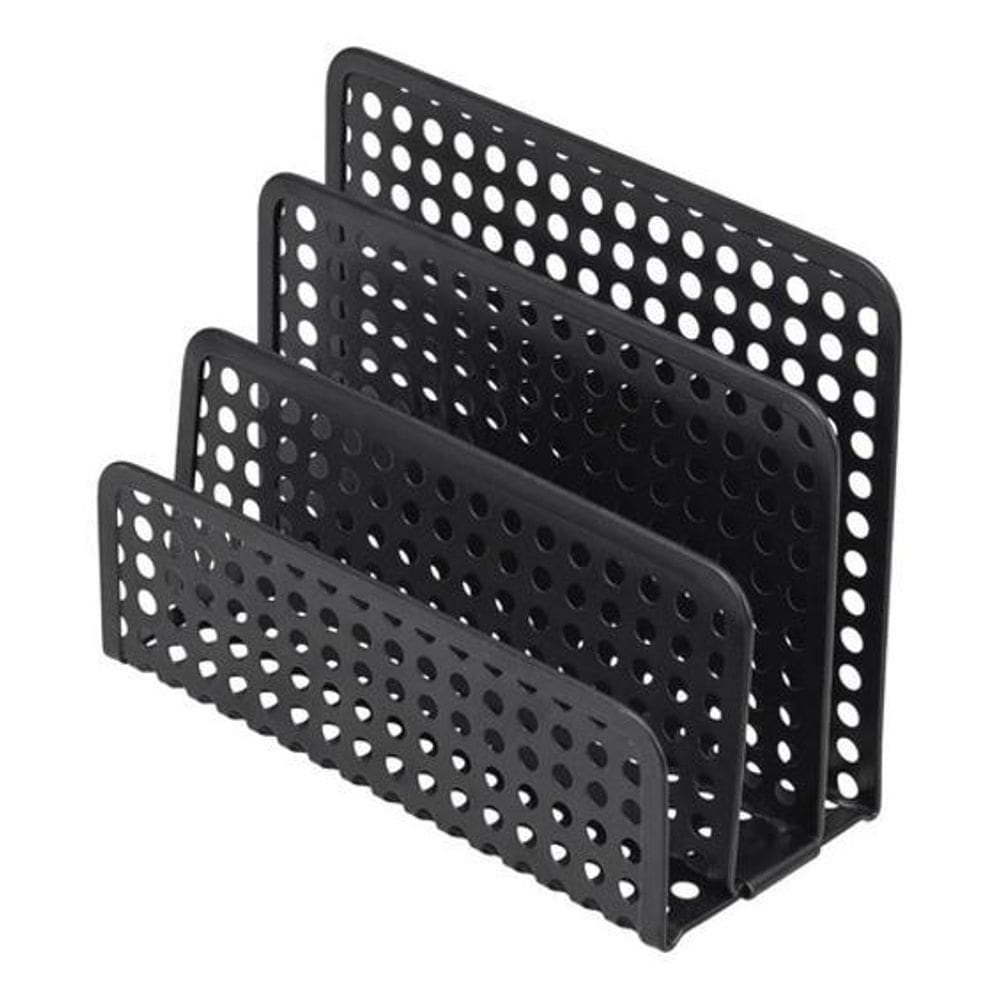 Porta Documentos De Mesa - Importado - Metal Preto - Oikos