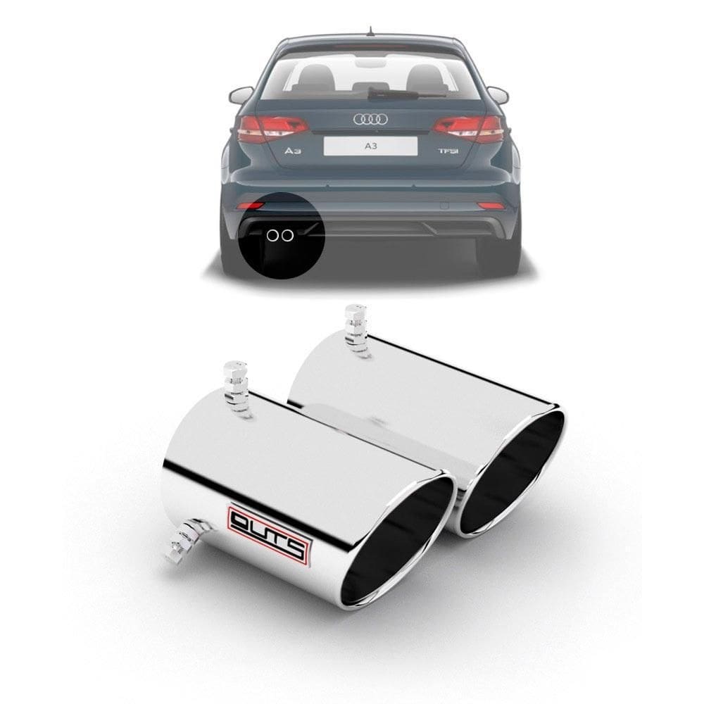 Ponteira Esportiva Para Escapamento Ponta Dupla Audi A3