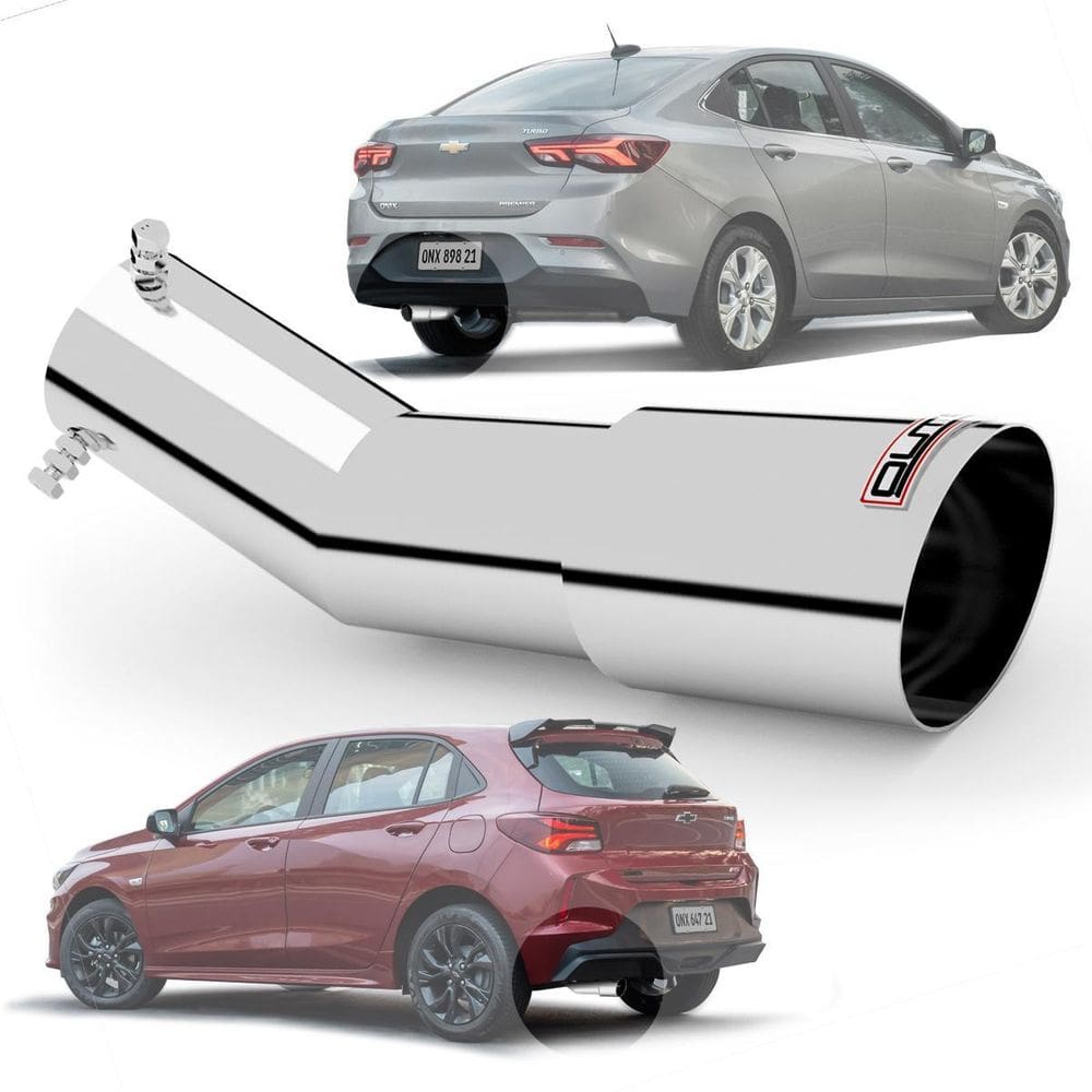 Ponteira De Escapamento Esportivo Outs Onix 2020 Outs Parts