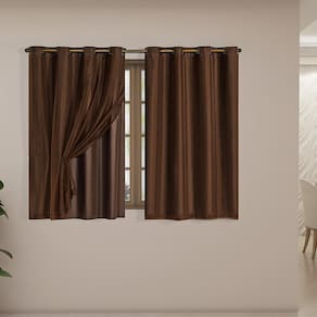 Cortina Blackout Pvc Voil 2,80M X 1,60M - Tabaco