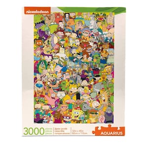 Quebra-cabeça Aquarius Nickelodeon 90s 3000 peças