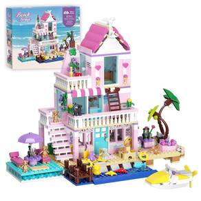 Blocos de construção MindBox Girls Seaside Villa 812 unidades de 8 anos ou mais