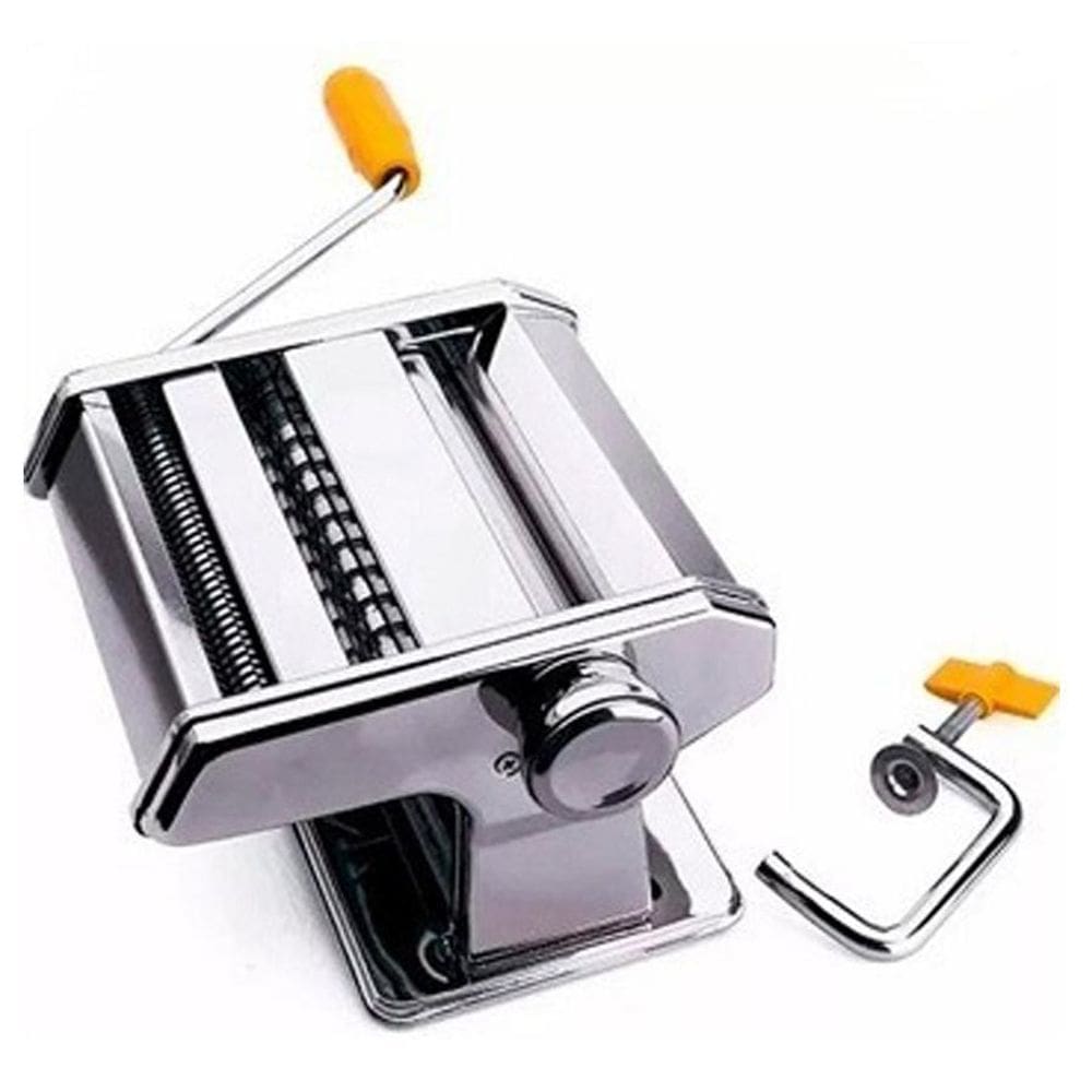 Máquina De Macarrão 3 Tipos De Massa Manual Inox