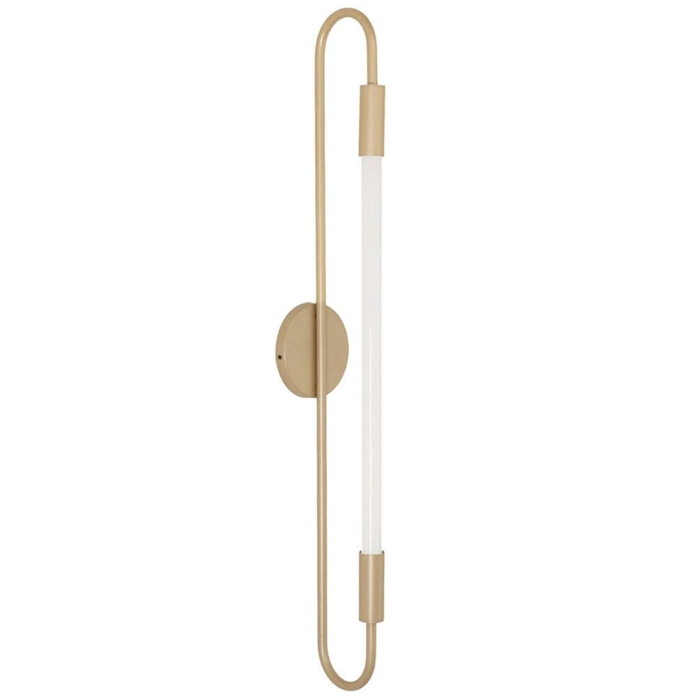 Arandela Plafon Parede Teto Sabre Tubular Sala Champagne T8
