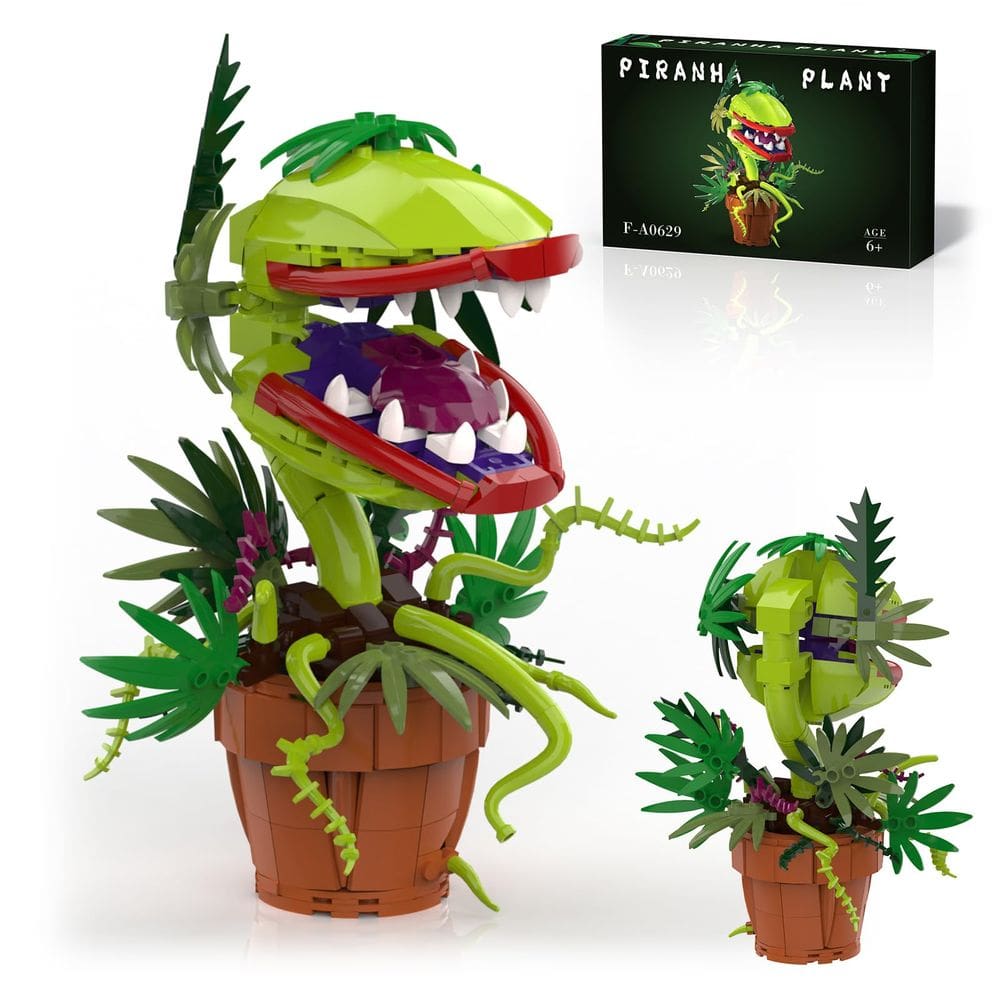 Blocos de construção Little Shop of Horrors Audrey 2 Piranha Plant