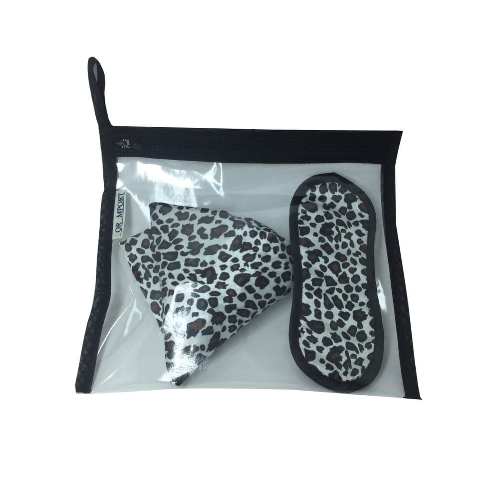 Kit Onça Touca + Máscara De Descanso