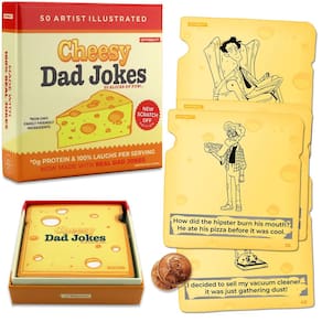 Conjunto de cartas OFFBEAT 50 Cheesy Dad Joke Scratch Off Jokes