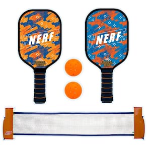Conjunto de pickleball de mesa NERF, minijogo com rede retrátil