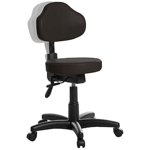 Mocho Ergonômica Estética Clinica Plus Rce Marrom Café