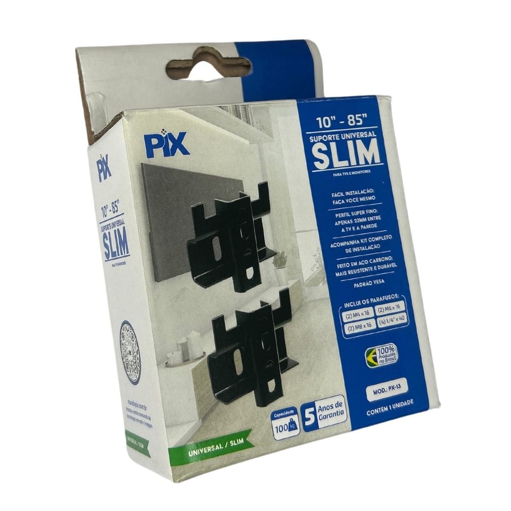 Suporte De Tv Fixo Universal Slim 10 A 85 Polegadas