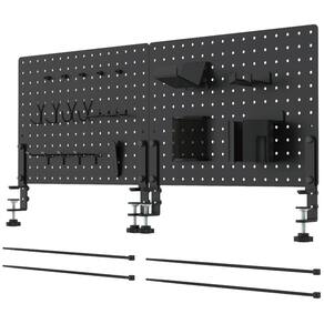 Organizador de mesa Clamp-On Desk Pegboard HUHOLE Metal