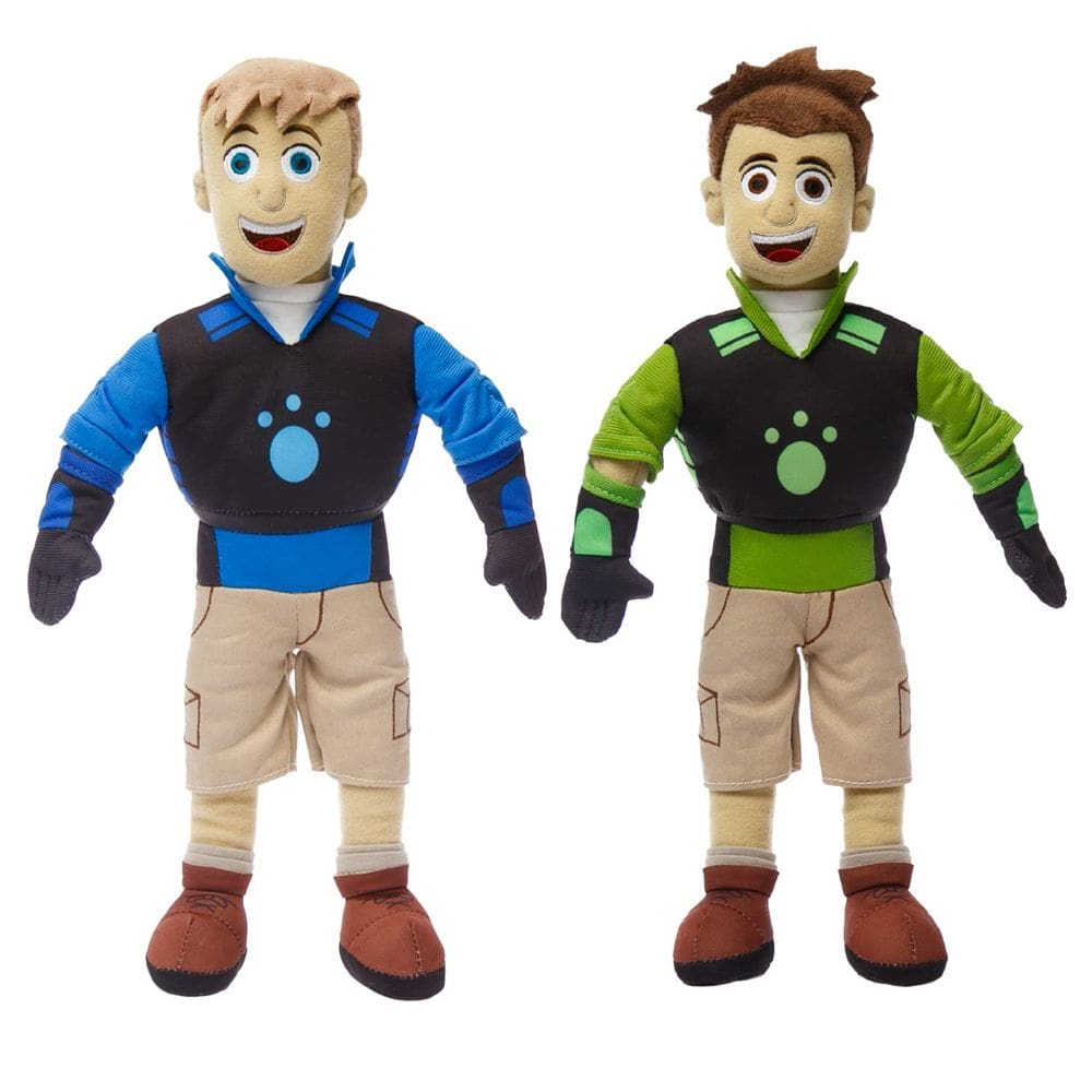 Boneco de brinquedo de pelúcia Mighty Mojo Wild Kratts Chris & Martin 14