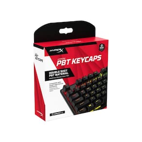 Keycaps HyperX PBT Conjunto completo de teclas com layout em inglês (EUA) 104 teclas